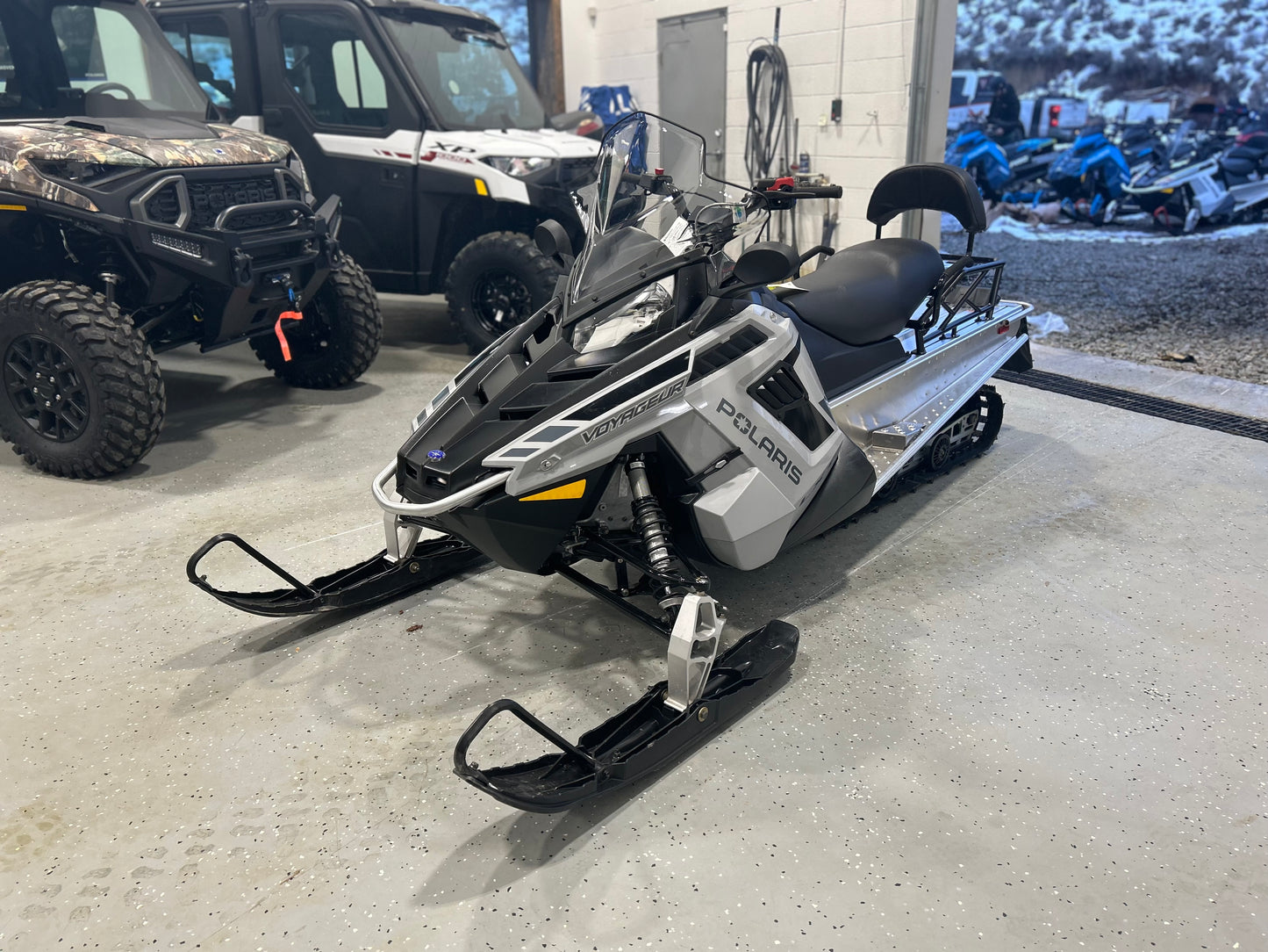 2025 Polaris Voyageur Snowmobile Grey